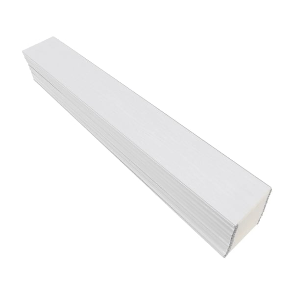 PVC badekarslåg & bakke - Foldbar plade - 75 x 170 cm - Vandtæt, støvtæt - Varmeisolerende - Bæreevne 5 kg - Varmeresistent 80 °C - Hvid
