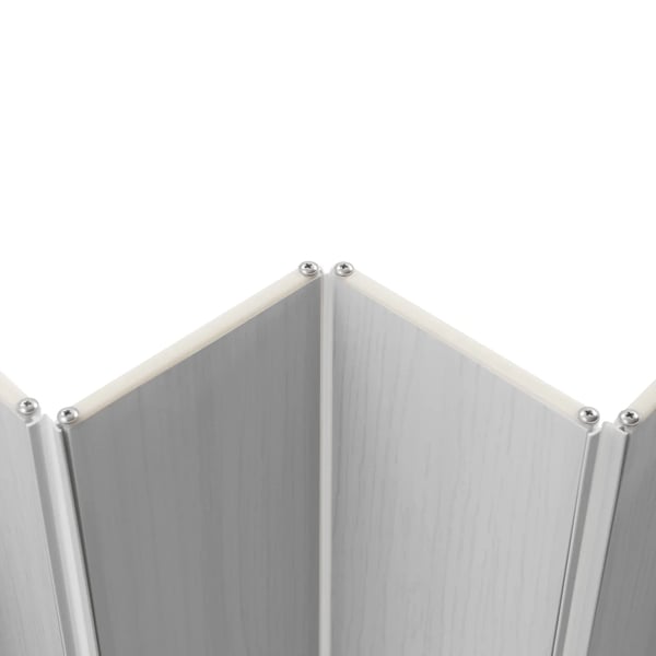 PVC badekarslåg & bakke - Foldbar plade - 75 x 170 cm - Vandtæt, støvtæt - Varmeisolerende - Bæreevne 5 kg - Varmeresistent 80 °C - Hvid