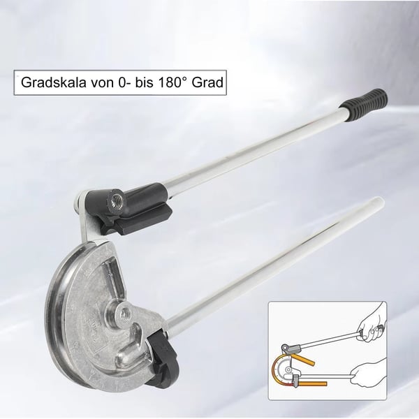 Rørbukker - Rørbukkerværktøj - 180° Bøjning - 16 mm (5/8 tomme) - Til Aluminiumrør - Manuel - Kraftig - Model WGJ-ZBYZBY-001