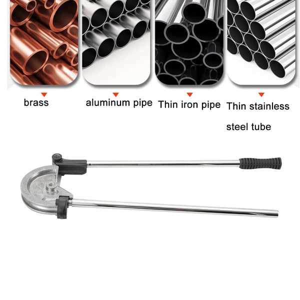 Rørbukker - Rørbukkerværktøj - 180° Bøjning - 16 mm (5/8 tomme) - Til Aluminiumrør - Manuel - Kraftig - Model WGJ-ZBYZBY-001