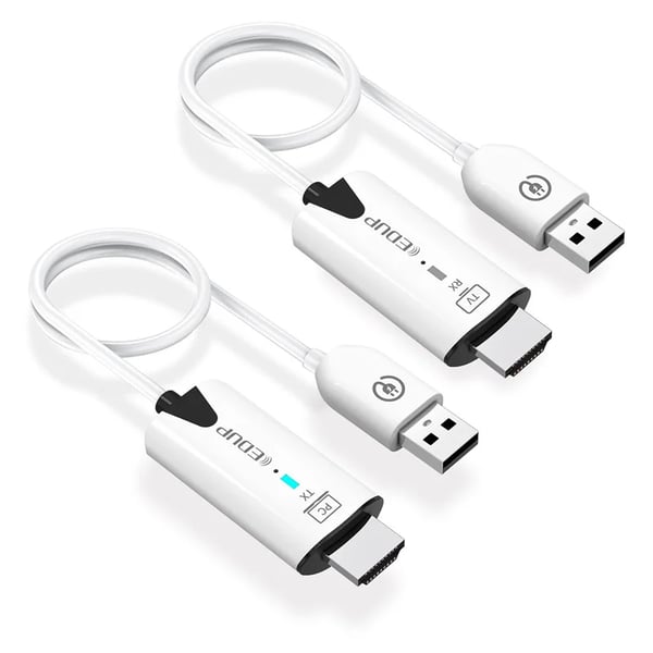 HDMI-laajenninpaketti - Langaton lähetin ja vastaanotin - Full HD 1080p 60 Hz - Pitkä kantama - Video ja ääni - Plug & Play - PC:lle HDMI-laajenninpaketti - Langaton lähetin ja vastaanotin - Full HD 1080p 60 Hz - Pitkä kantama - Video ja ääni - Plug & Play - PC:lle