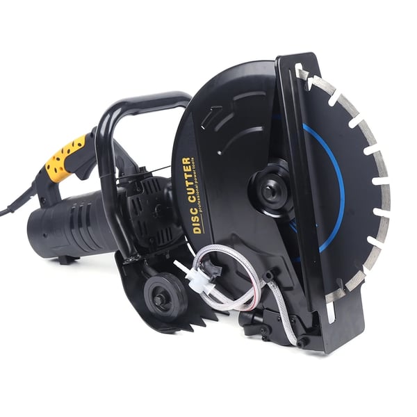 Vægsporsfræser - Håndholdt rundsav 220 V - Klinge 35,6 cm - Netdrevet AC - Rilleskærer til væg - Sort Vægsporsfræser - Håndholdt rundsav 220 V - Klinge 35,6 cm - Netdrevet AC - Rilleskærer til væg - Sort