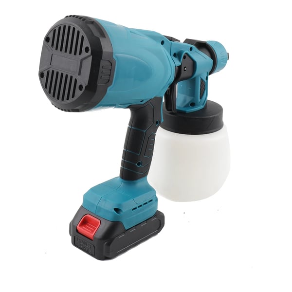 Sprøjtepistol - Trådløs elektrisk malersprøjte - 800 ml beholder - Kompatibel med 18V batteri - Til bil og møbler