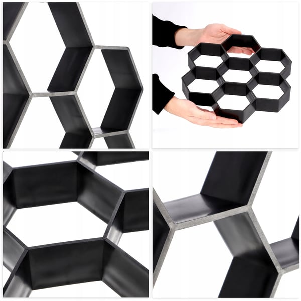 Fliseform til belægningssten - Betonform til gangsti og fortov - Genanvendelig - Holdbar plast - DIY have - Sti og terrasse
