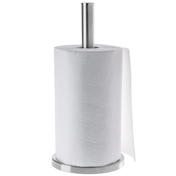 Køkkenrulleholder / papirrulleholder - Rustfrit Stål - 33 cm - Vandtæt - Multianvendelig - Sølv