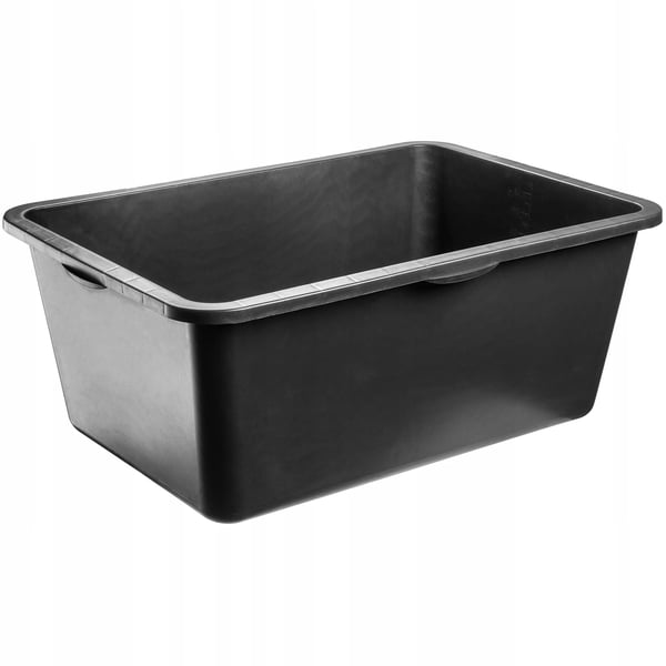 Byggbalja - Murbruksbalja - Volym 90 L - Robust Plast - För Betong & Mörtel - Rektangulär