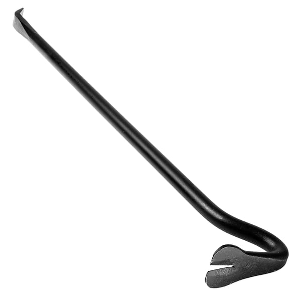 Koben/Brækjern - Brækstang - 80 cm - Smedet Stål - Bøjet Ende - Til Nedrivning og Byggeri