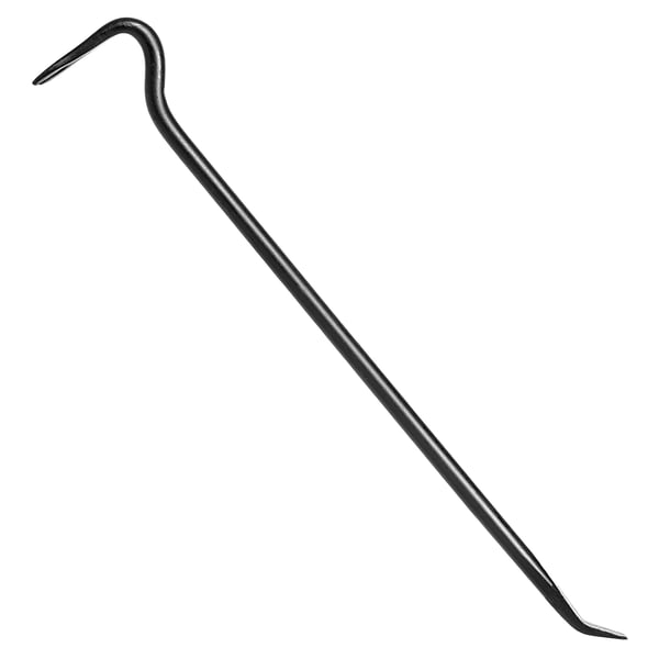 Koben/Brækjern - Brækstang - 80 cm - Smedet Stål - Bøjet Ende - Til Nedrivning og Byggeri