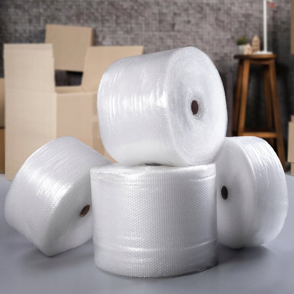Bubbelplast - Rulle - Bredd 40 cm - Längd 100 m - Stötdämpande Förpackning - Transparent