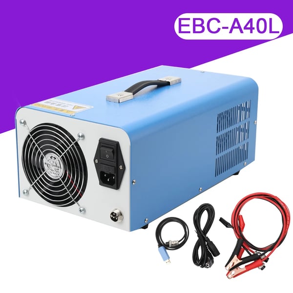 Akkukapasiteettitesteri - EBC-A40L - Elektroninen Kuormitus - 40 A 200 W - 220 V - Lataus/Purkaus - Litium ja Lyijyhappo - Vihreä