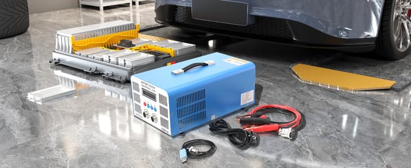Akkukapasiteettitesteri - EBC-A40L - Elektroninen Kuormitus - 40 A 200 W - 220 V - Lataus/Purkaus - Litium ja Lyijyhappo - Vihreä