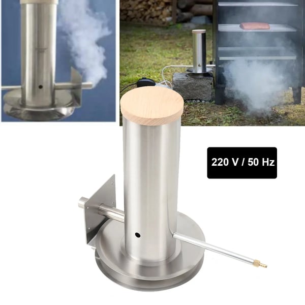 Koldrøgsgenerator til grill og smoker - BBQ tilbehør - Metal - Til kulgrill - Kapacitet 2–3 kg - Madlavning/Bagning/BBQ