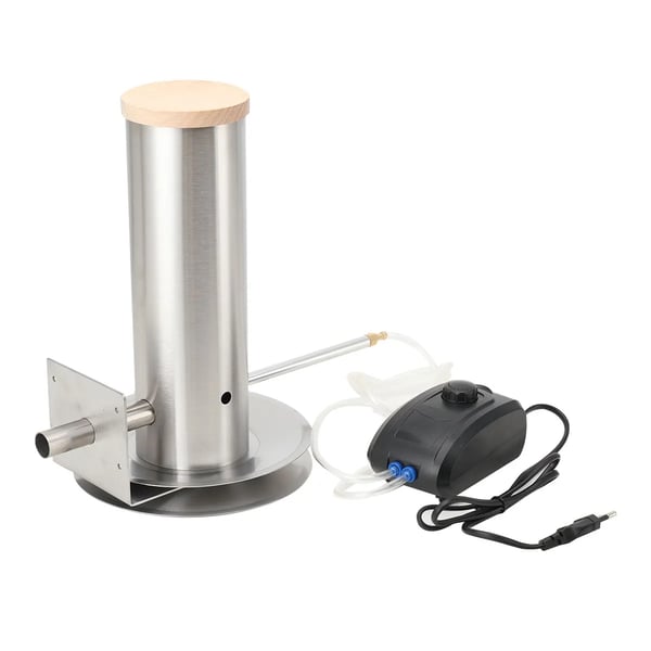 Koldrøgsgenerator til grill og smoker - BBQ tilbehør - Metal - Til kulgrill - Kapacitet 2–3 kg - Madlavning/Bagning/BBQ