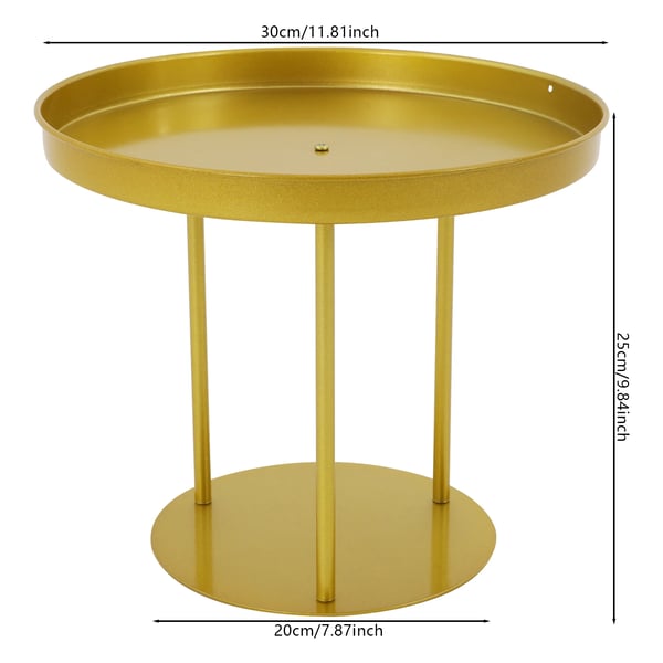 Blomsterstativer - Rund model - Stor størrelse - 10-pak - Rustbestandigt stål - 15 kg bæreevne - Gul