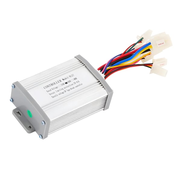 Elektrisk DC-motor - Børstet 800W - Hastighed 2750 RPM - Moment 2,8 N·m - Med Controller YL27 - Til Gokart, Scooter, Elcykel
