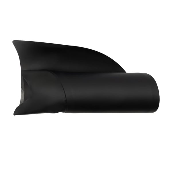 Frisør gulvmåtte - Stolmåtte til barberstol - Størrelse 91 x 152 cm - Til stolbase i salon - PU+PVC - Sort