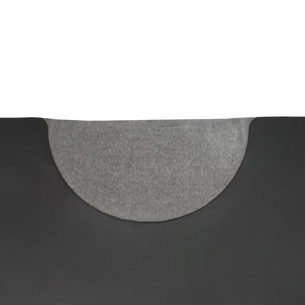 Frisør gulvmåtte - Stolmåtte til barberstol - Størrelse 91 x 152 cm - Til stolbase i salon - PU+PVC - Sort