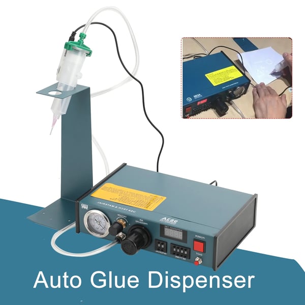 Pneumatisk limdispenser - Doseringsstyring DJJ-ZBYZBY-EU002 - Automatisk og manuel - Fodpedal - Til lim, loddepasta, flux og væsker