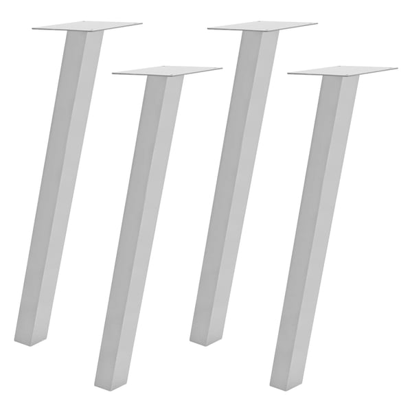 Pöydän jalat - Huonekalujalat - 4 kpl - Teräs - Suorakulmaiset - 15×70 cm - 200 kg - Ruosteenkestävät - Harjattu kulta