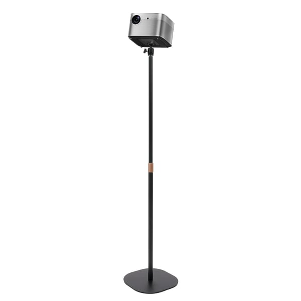 Projektoriteline ja -pidike - Lattiateline - Korkeus 65–120 cm - 360° Kääntö - Metalli - 3 kg Kantavuus - 0,635 cm Ruuvi - Musta