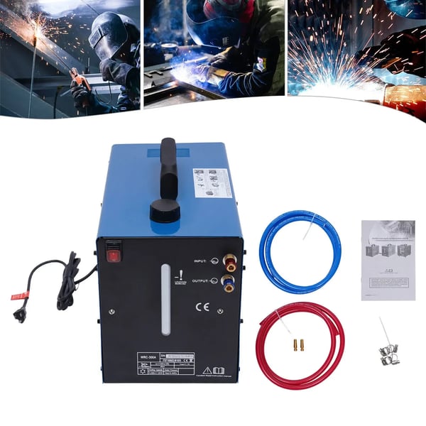 Svejseskøler - TIG Vandkøler - 10 l Tank - 220 V - Enfaset - Industriel - Blå