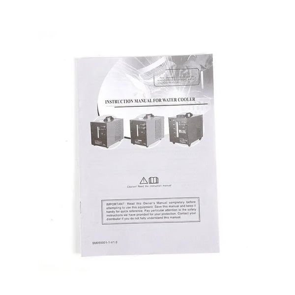 Svejseskøler - TIG Vandkøler - 10 l Tank - 220 V - Enfaset - Industriel - Blå