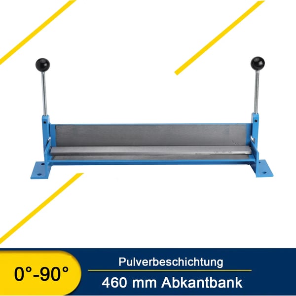Levytaivutin - ZWJ-WWHWWH001 Manuaalinen särmäyspuristin - 460 mm - 0–90° säädettävä - Teräs- ja alumiinilevylle - Taivutus ja taitto