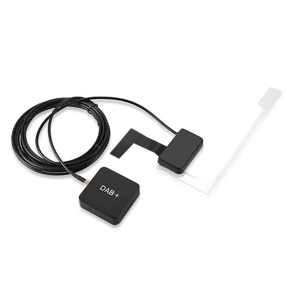 DAB digitalradio adapter - DAB 004 tuner - USB-drevet - FM-transmission - Til Android 5.1+ bilradio - Sort