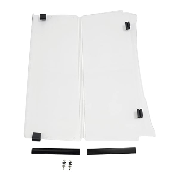 Golfvogn - Forrude - Klapbar - Stødsikker - Klar - 100,5 x 82 cm - Glas & akryl - TXT 1995–2013 - Beige