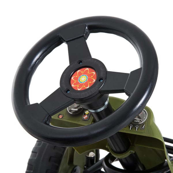 Go-kart för barn - Pedalgokart - 3+ år - Broms - 4 hjul - Max 35 kg - Grön