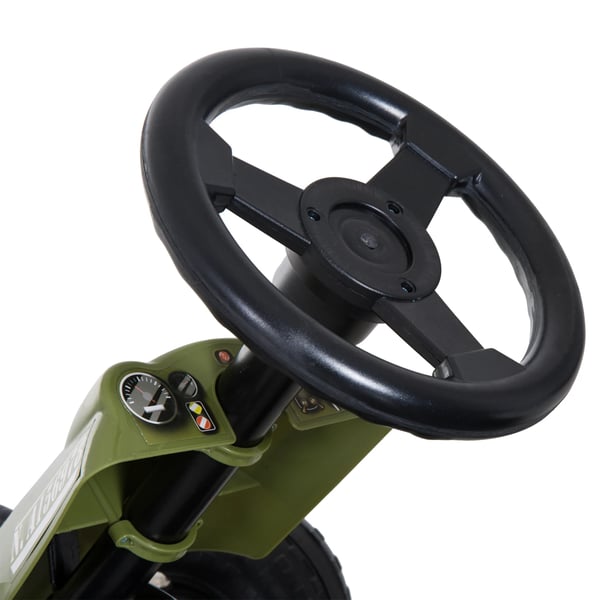 Gokart för barn - Pedalgokart - Justerbart säte - 4 hjul - Unisex - Modell 341-024 - Grön