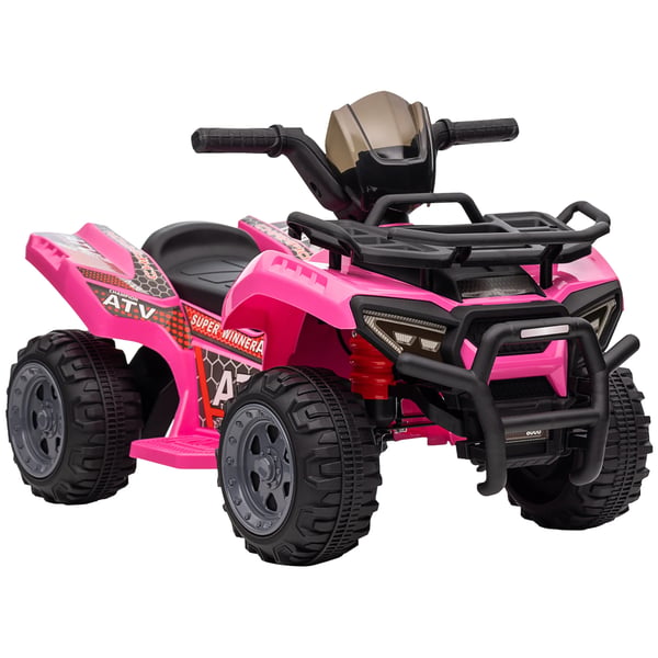 Barn åkfordon - Elektrisk 6V fyrhjuling/ATV - 4 Hjul - Ålder 18+ Månader - 70×42×45 cm - Rosa
