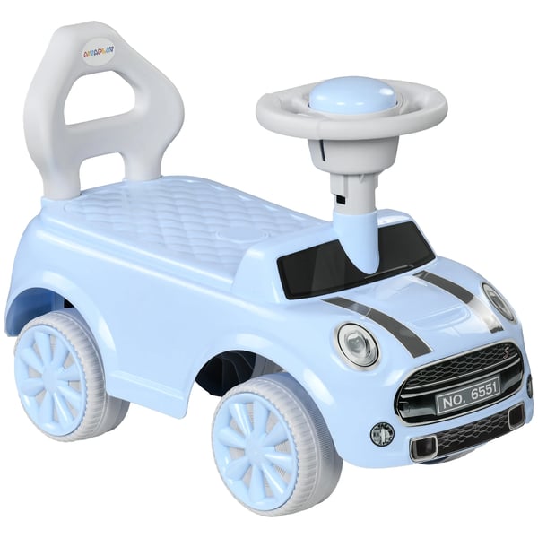 Gåbil för barn - Ride-on - 18–36 månader - 4 hjul - Plast - 53×25×35 cm - Blå