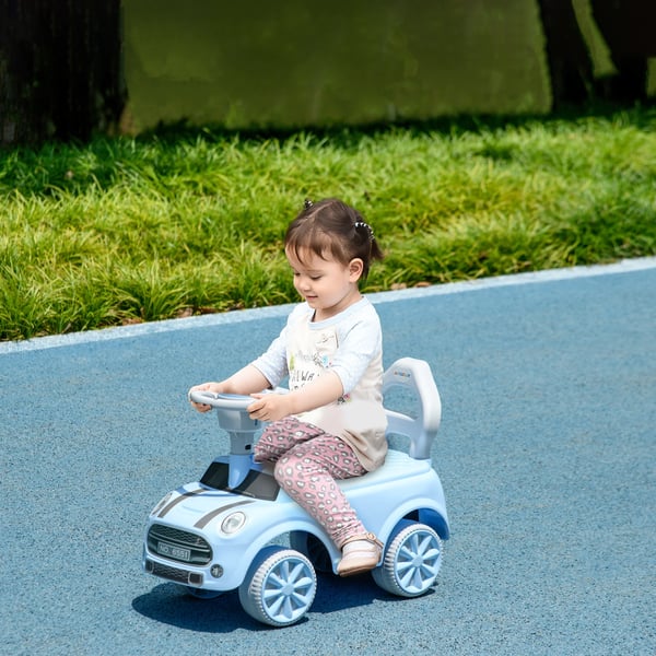 Gåbil för barn - Ride-on - 18–36 månader - 4 hjul - Plast - 53×25×35 cm - Blå
