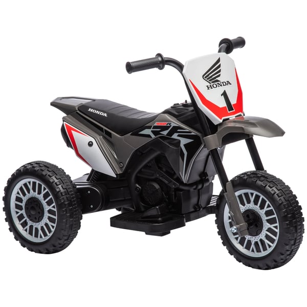 Barn el-motorcykel - Ride-on åkleksak - Batteridriven - 71 x 40,5 x 43,5 cm - Grå