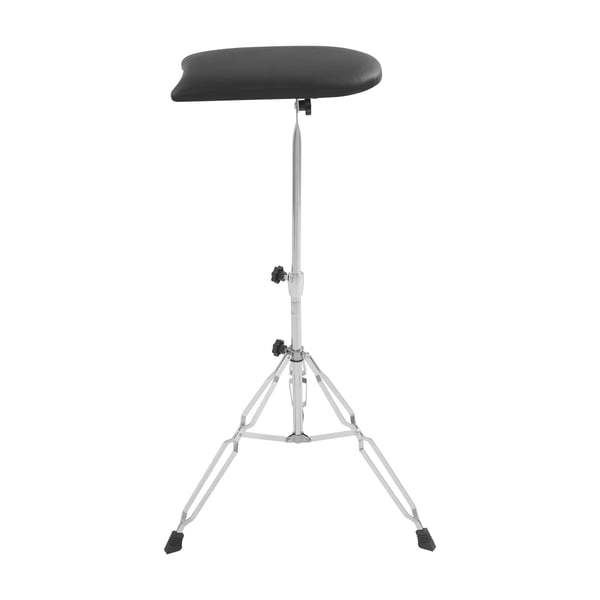 Tattoo arm-/bensstøtte - Tripod-stativ - Justerbar højde 65–100 cm - Hældning 0–100° - Rustfrit stål - 40 mm polstring - Skridsikre fødder - Sort