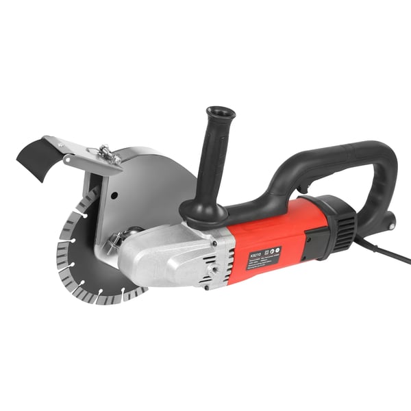 Elektrisk betonsav - Rundsav K9210 - Skæredybde 68 mm - 2700 W - 7000 o/min - 220 V EU-stik - 5 kg - Rød
