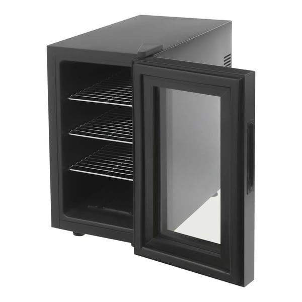 Reptilinkubator/æginkubator 23 L - JC-23AW - Køl & Varme 10–40°C - Digital Termostat - Glaslåge & galvaniseret stål - Sort
