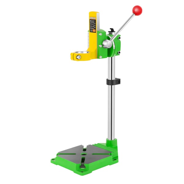 Justerbart borestativ - Bordborestativ - 0–90° Vinkel - Til håndboremaskine - Klemområde 38–43 mm - Slaglængde 6 cm - Model 6117 - Multifarvet