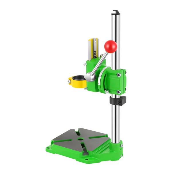 Justerbart borestativ - Bordborestativ - 0–90° Vinkel - Til håndboremaskine - Klemområde 38–43 mm - Slaglængde 6 cm - Model 6117 - Multifarvet