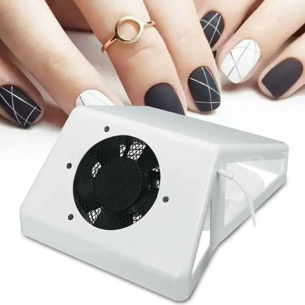 Kynsipölynimuri - Manikyyri laite - 80 W 220 V - Sähköinen, suodattimella - Pöytämalli - Valkoinen