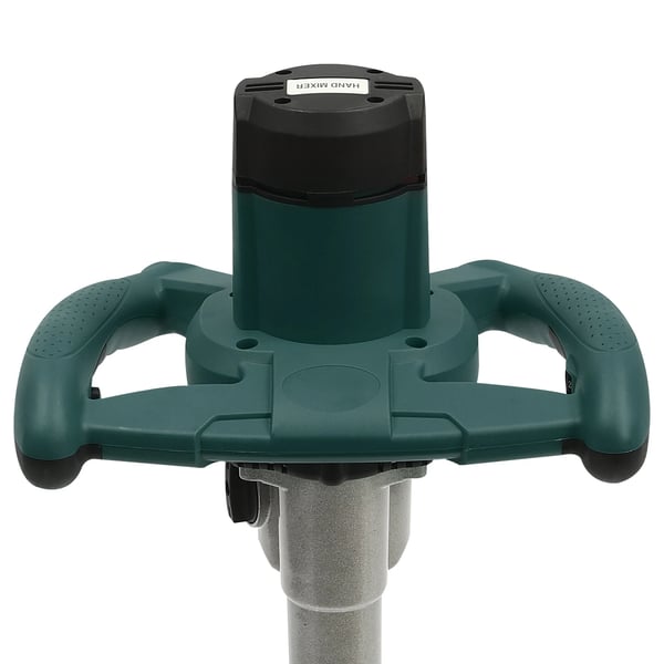 Mørtel- og cementmixer - Håndholdt dobbeltspindel - 2800 W - 6 Hastigheder - 220 V 50 Hz - EU‑stik - M14 - Grøn