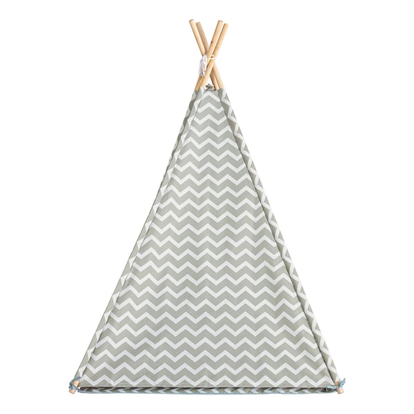 OSS03 tipi legetelt til børn, 1 dør og 1 vindue, armygrøn