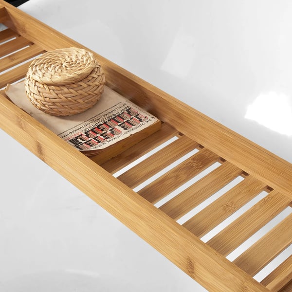 FRG212-N, badekarsbakke i bambus, 80 cm lang, brun