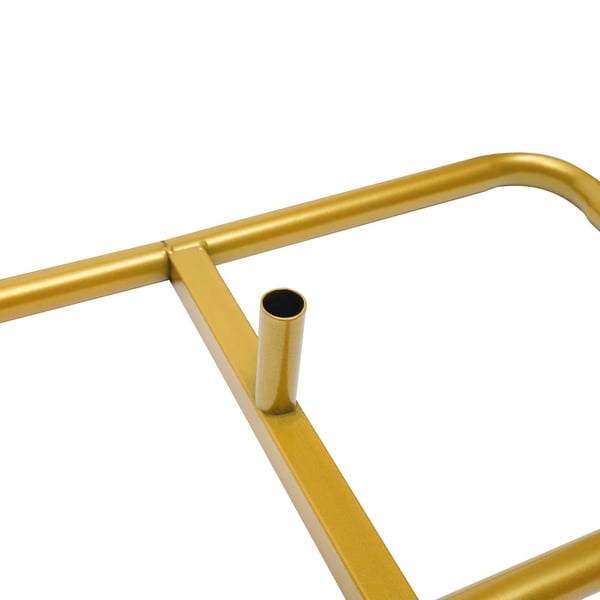 Bryllupsbaggrund - Metal blomster-/baggrundsstativ - 200×210 cm - Max 5 kg - XL - Guld