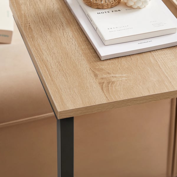 FBT44 sidebord/sofabord/sengebord, laptopbord, brun, ca. 30×60×40 cm