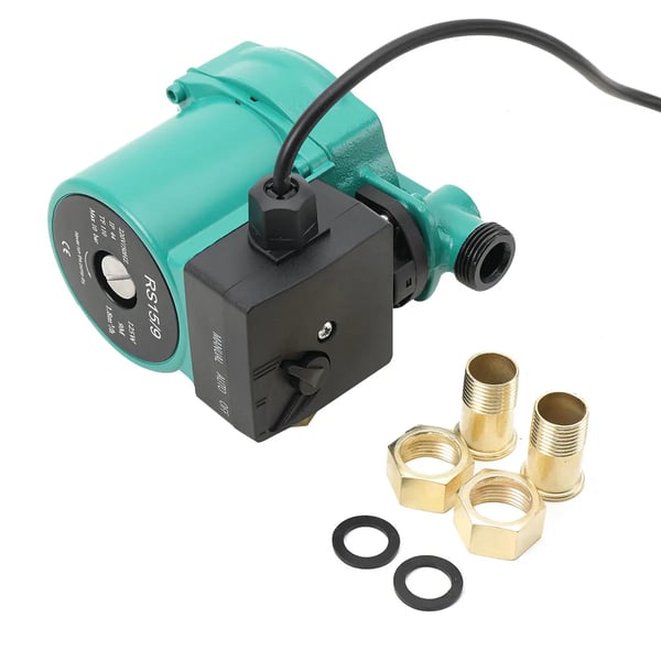 Veden kiertovesi- ja paineenkorotuspumppu - Pintamallinen kiertopumppu - 3-nopeuksinen - 220 V - EU-pistoke - Lämmin vesi - Matalapaine