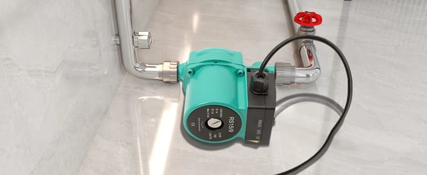 Veden kiertovesi- ja paineenkorotuspumppu - Pintamallinen kiertopumppu - 3-nopeuksinen - 220 V - EU-pistoke - Lämmin vesi - Matalapaine