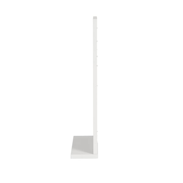 FRG129, Vægspejl til badeværelset, med hylde, hvid, B×H×D 40×49×10 cm