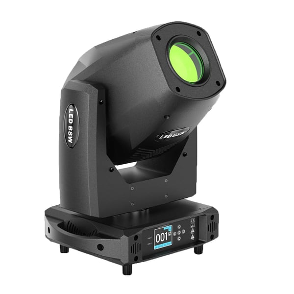 LED Liikkuva Pää Valaisin - 200W Beam - Valkoinen LED - DMX512/RDM 18 Kanavaa - Auto/Ääni/Master-Slave - 90–240V - EU-pistoke